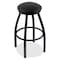 Holland Bar Stool Co 30" Swivel Bar Stool, Black Wrinkle, Black Vinyl Seat 80230BWBlkVinyl - alternate 3